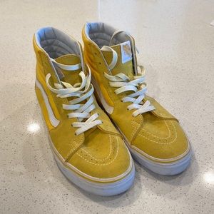 Vans Yellow High Tops
